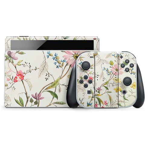 William Kilburn Wildflowers Nintendo Switch OLED (2021) Skin